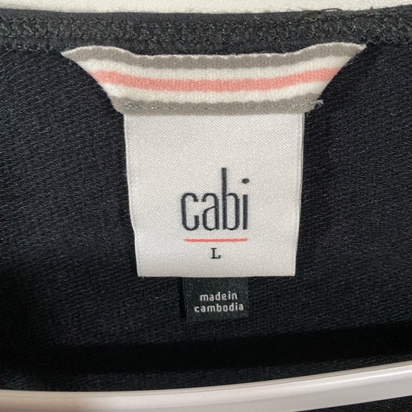 Cabi 3997 ATC Crop Top with Twisted Front Long Sleeve Size Large - Picture 2 of 7